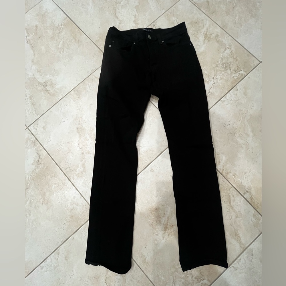 Fidelity Black Slim Fit Jeans (31/32)
